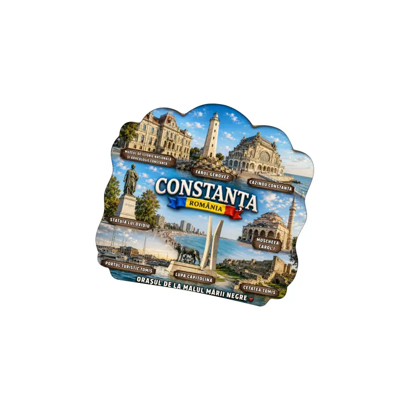 Mgs232-constanta, romania magnet din lemn, model mgs232